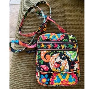 Disney Vera Bradley Midnight W/ Mickey Crossbody